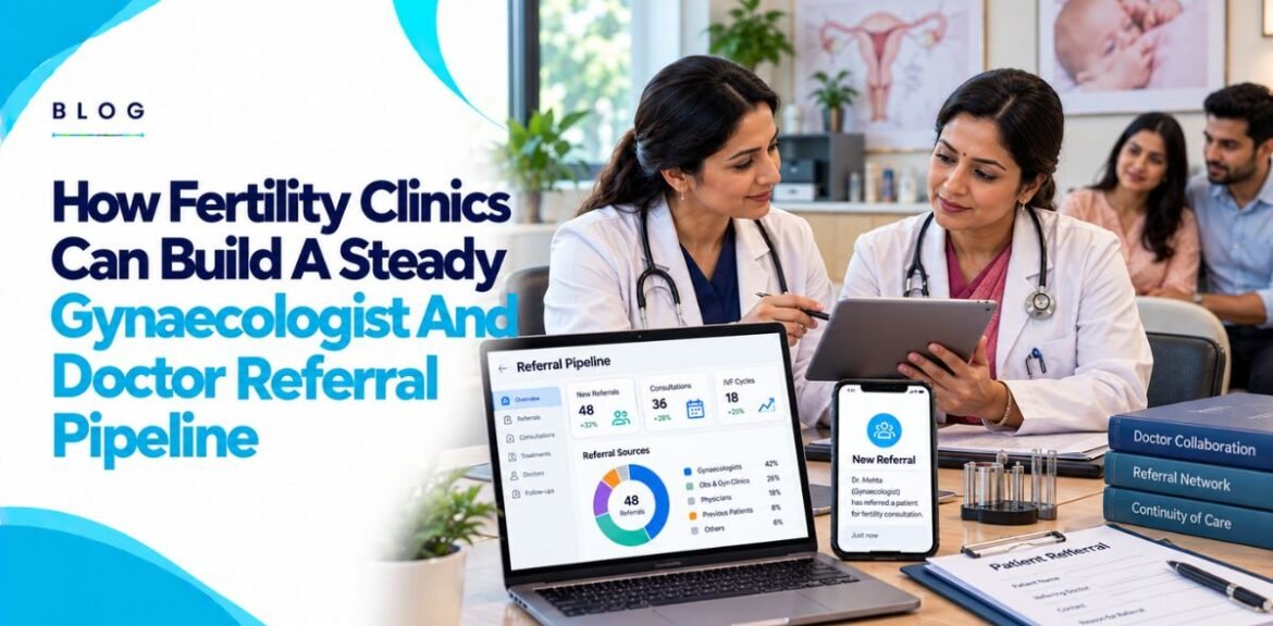 How Fertility Clinics Can Build A Steady Gynaecologist And Doctor Referral Pipeline
