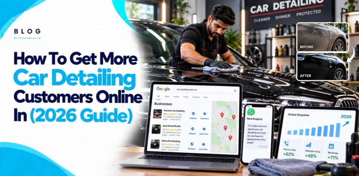 How To Get More Car Detailing Customers Online In (2026 Guide)