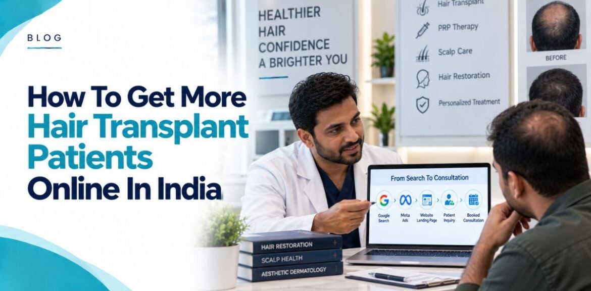 How To Get More Hair Transplant Patients Online In India