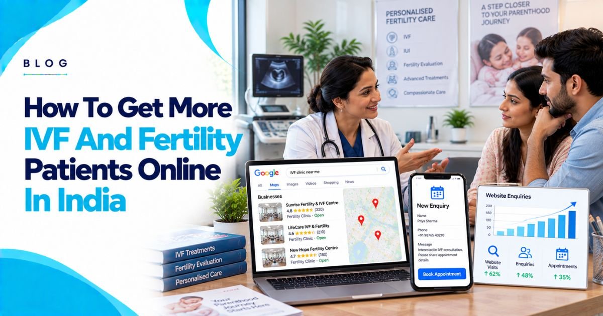 How To Get More IVF And Fertility Patients Online In India