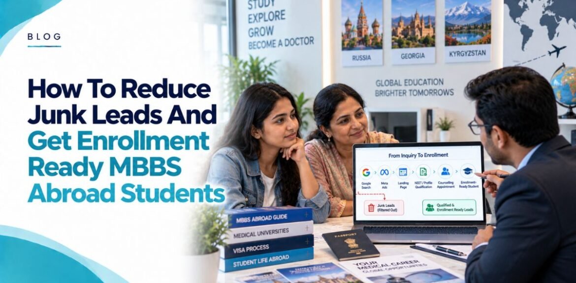 How To Reduce Junk Leads And Get Enrollment Ready MBBS Abroad Students