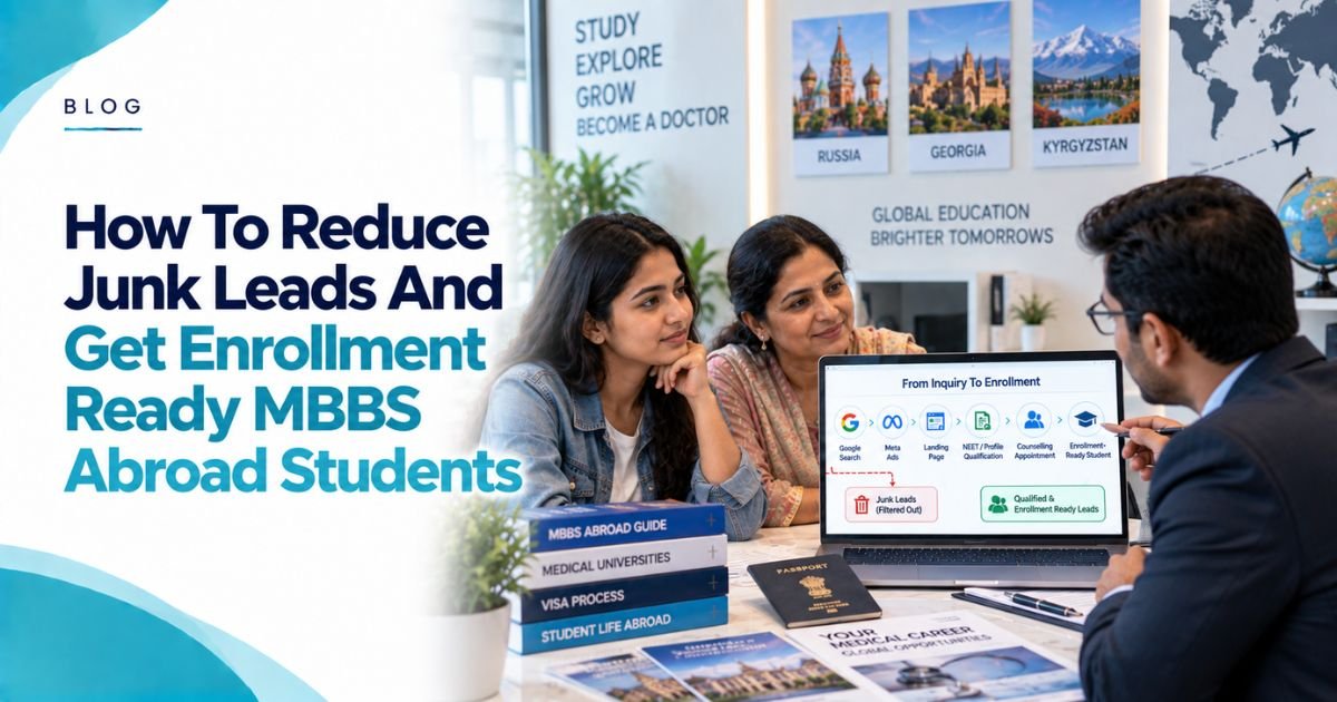 How To Reduce Junk Leads And Get Enrollment Ready MBBS Abroad Students