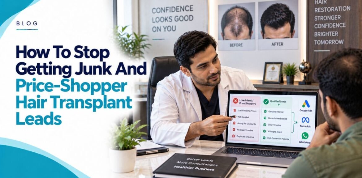 How To Stop Getting Junk And Price-Shopper Hair Transplant Leads