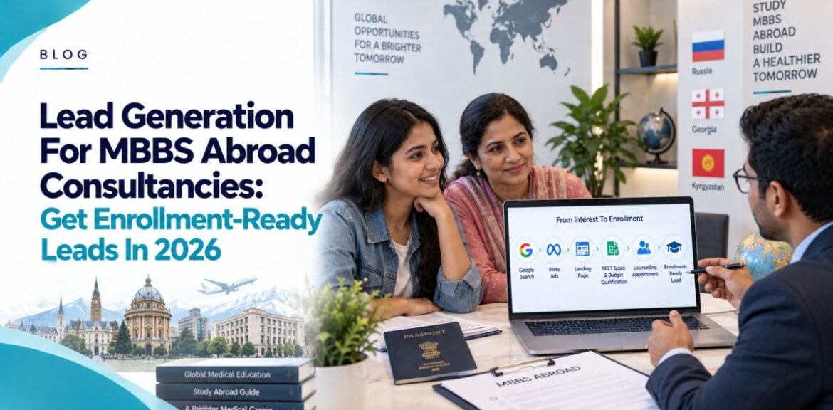Lead Generation For MBBS Abroad Consultancies: Get Enrollment-Ready Leads In 2026