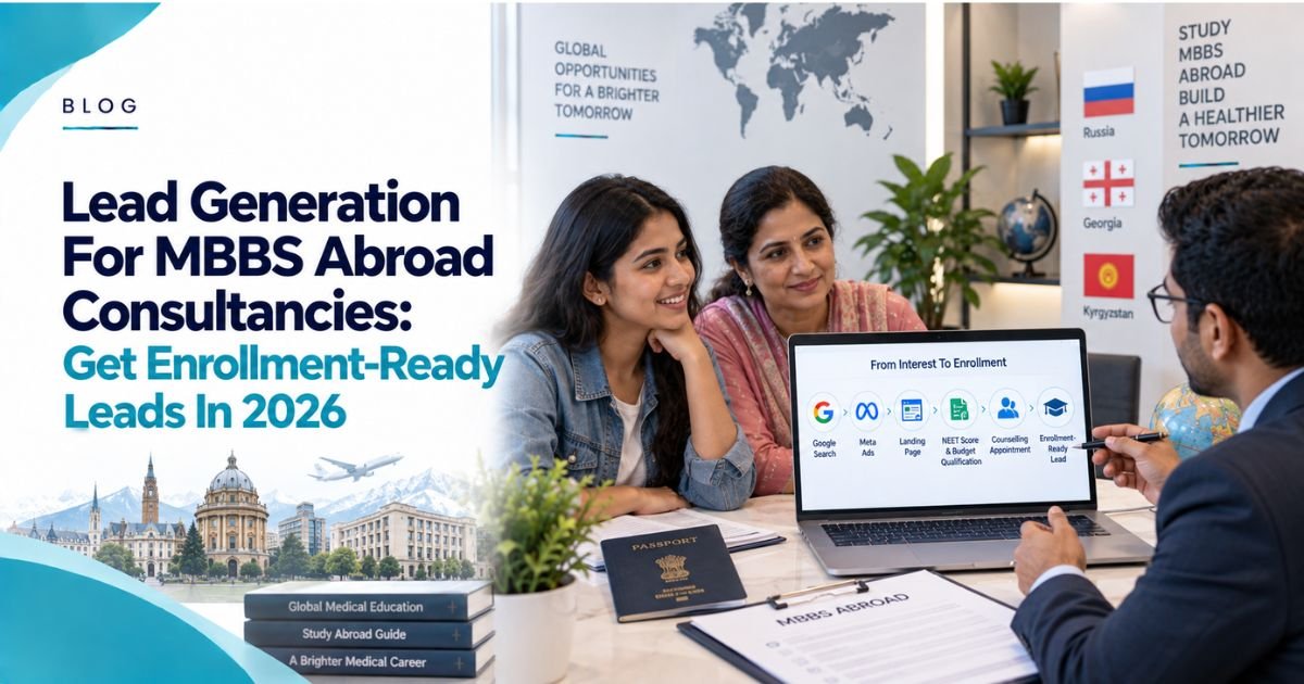 Lead Generation For MBBS Abroad Consultancies: Get Enrollment-Ready Leads In 2026