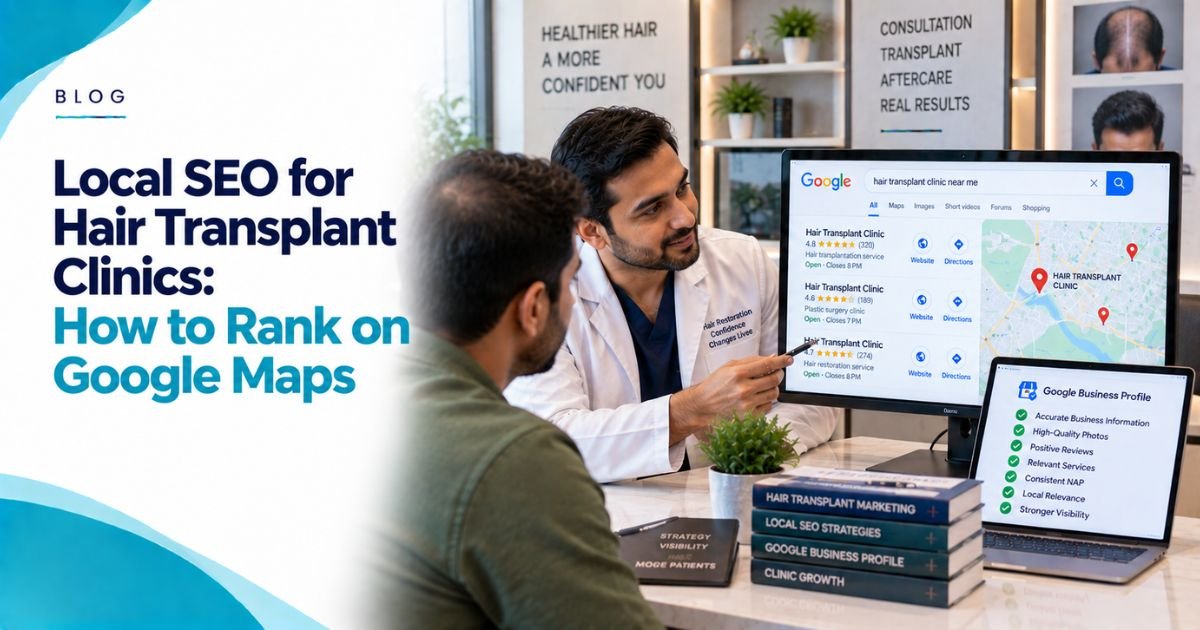Local SEO for Hair Transplant Clinics: How to Rank on Google Maps