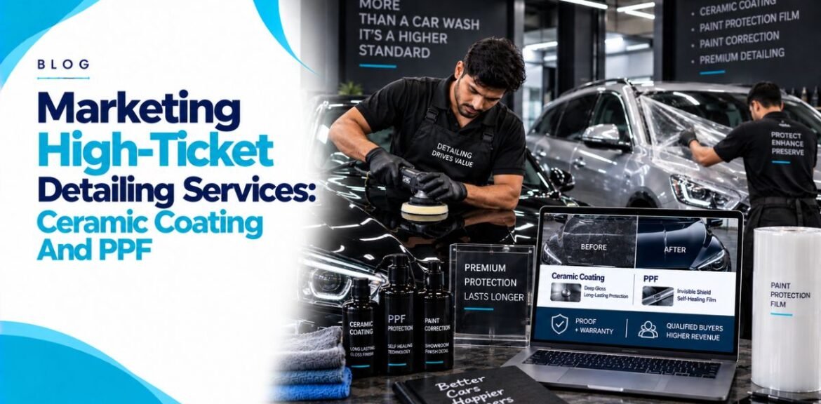Marketing High-Ticket Detailing Services: Ceramic Coating And PPF
