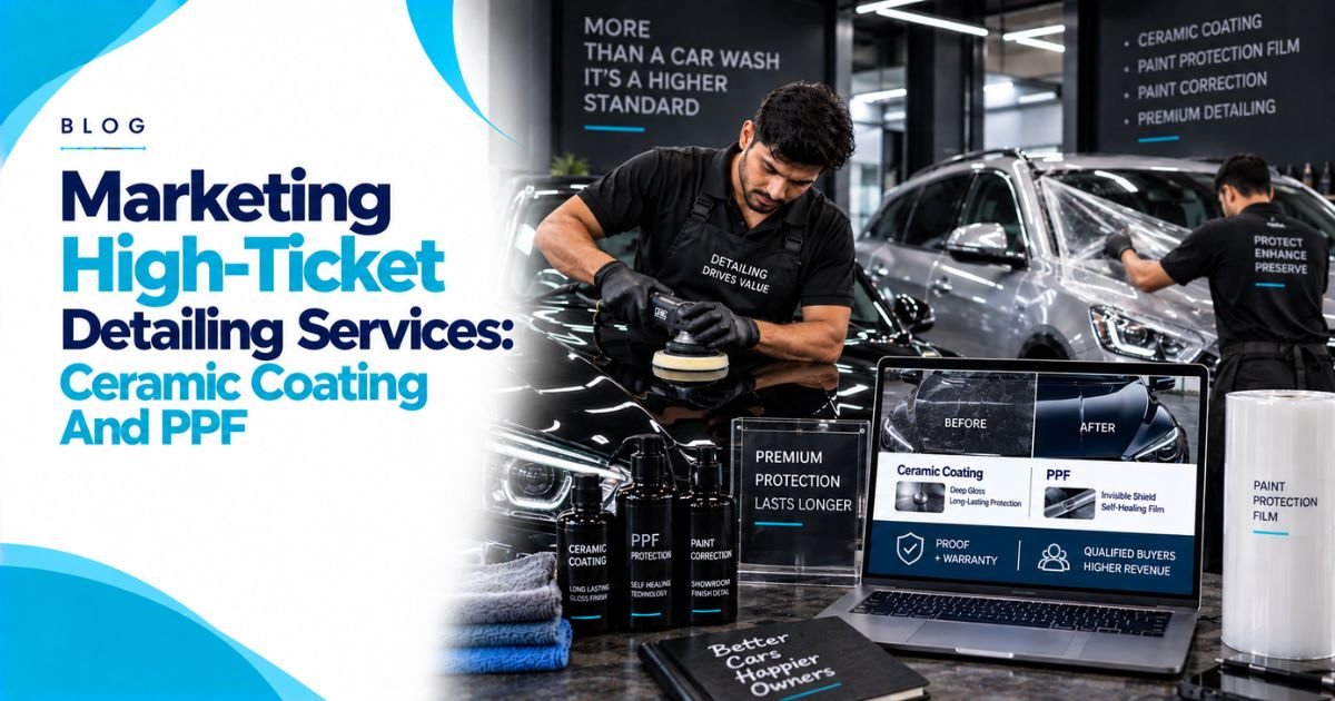 Marketing High-Ticket Detailing Services: Ceramic Coating And PPF