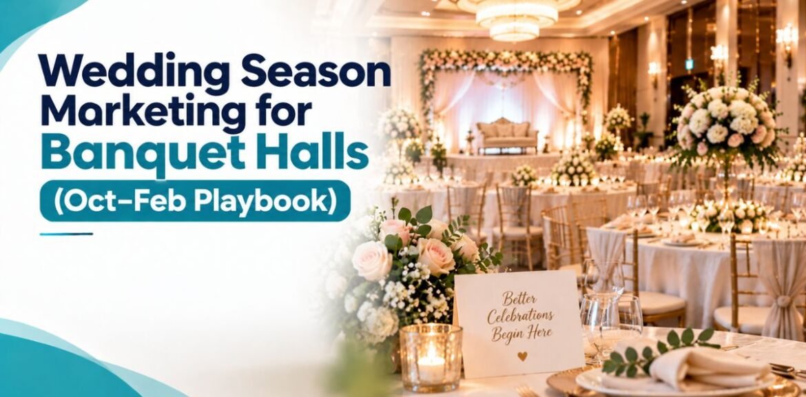 Wedding Season Marketing for Banquet Halls (Oct–Feb Playbook)
