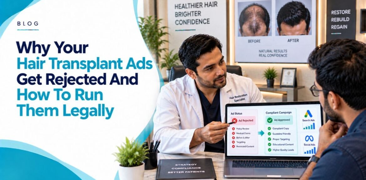 Why Your Hair Transplant Ads Get Rejected And How To Run Them Legally