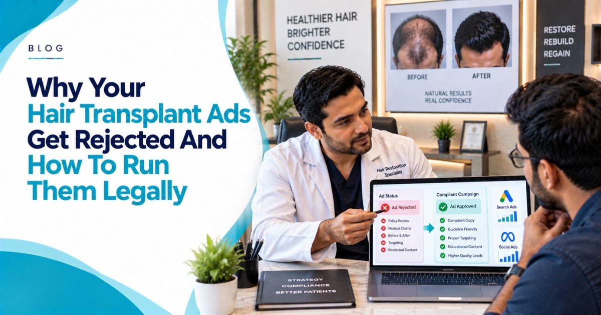 Why Your Hair Transplant Ads Get Rejected And How To Run Them Legally