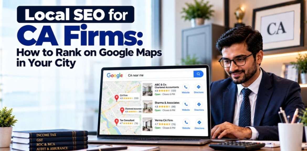 Local SEO for CA Firms: How to Rank on Google Maps in Your City
