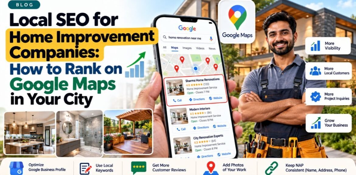 Local SEO for Home Improvement Companies: How to Rank on Google Maps in Your City