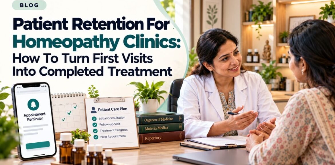 Patient Retention For Homeopathy Clinics: How To Turn First Visits Into Completed Treatment