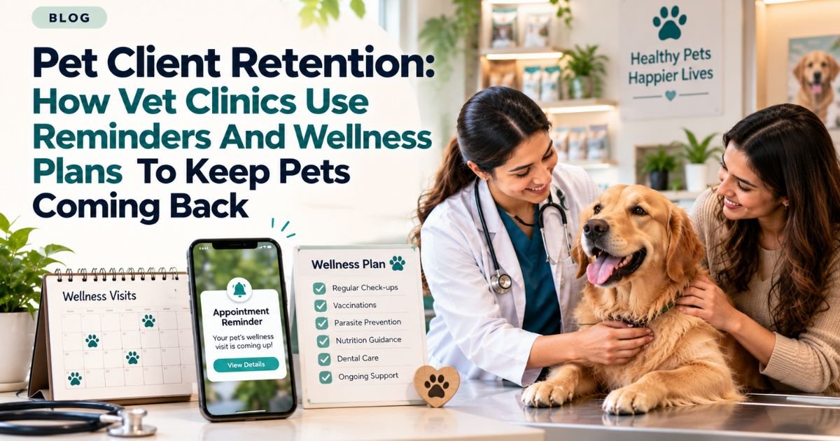 Pet Client Retention: How Vet Clinics Use Reminders And Wellness Plans To Keep Pets Coming Back