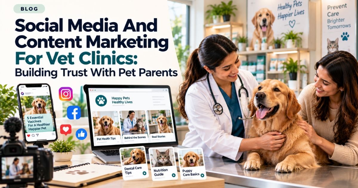 Social Media And Content Marketing For Vet Clinics: Building Trust With Pet Parents