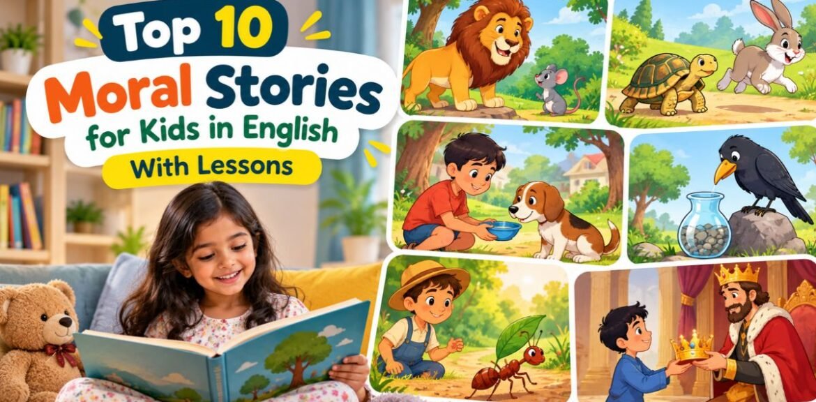 Top 10 Moral Stories for Kids in English With Lessons